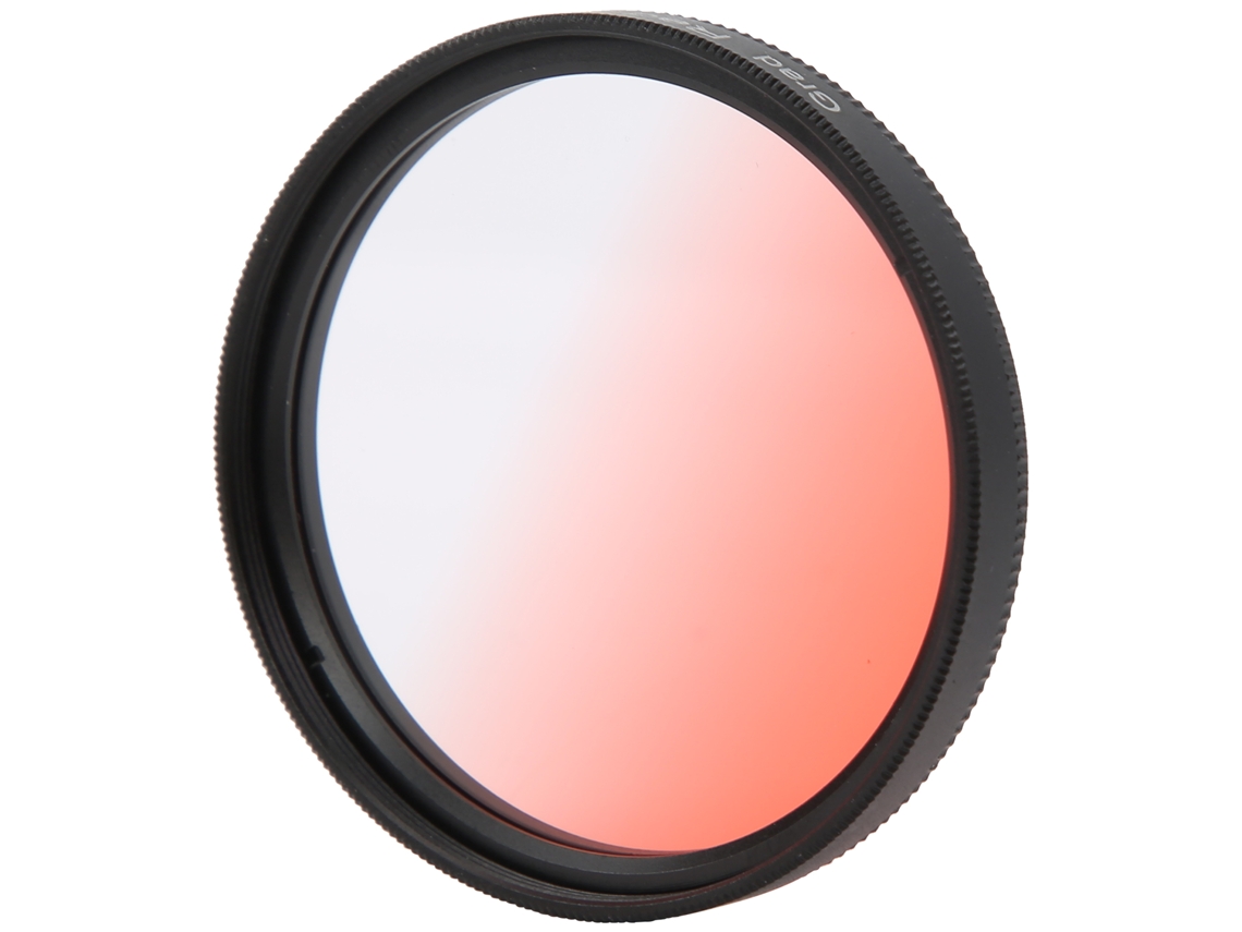 Junestar 52mm Lens Gradient Filter For Canon/ Nikon/ Sony/ Olympus/ Fuji Camera Filtergradient Red LAXISCREED