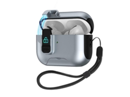 Este produto é para fones de ouvido com tampa retrátil automática e trava de segurança. GIECY