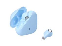 Fones De Ouvido True Wireless Bluetooth Com Cancelamento De Ruído, À Prova De Suor E Microfone - Azul