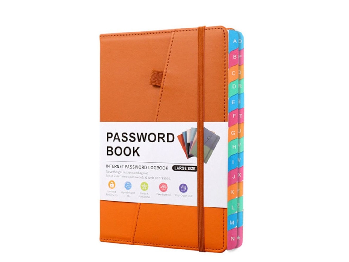 Caderno De Senhas A5 Brilvibera