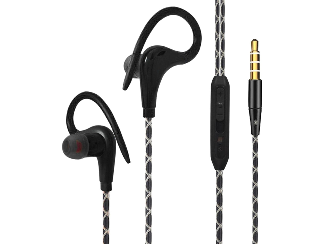 Écouteurs Sport Filaire Stéréo Intra Auriculares Confort Léger Com Micro E Commande Integrado Para Música