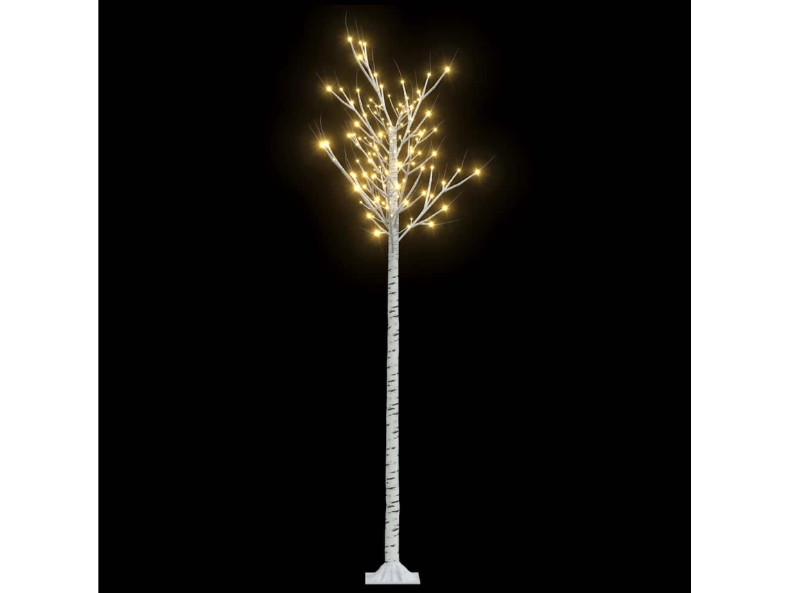 Conjunto 1 Árvore De Natal Vidaxl Branco Plástico