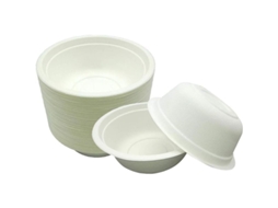 Boles Compostables De Papel Ecológicos Biodegradables Desechables Para Comida