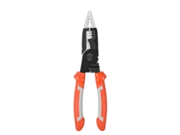 Alicate Decapador de Fios e Cabos, Alicate de Crimpagem Awg10 14, Ferramenta Manual para Decapagem, Vermelho AQUAFORGE