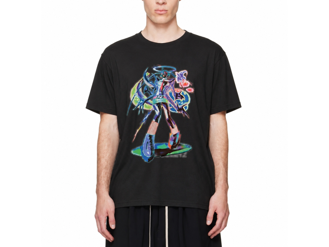 Rockinstone Zombiegirl Black T-shirt Unique Designer Style