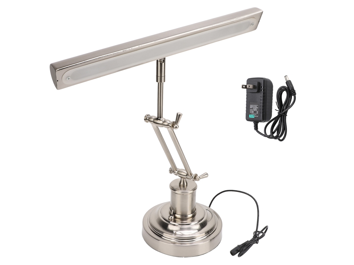 Retro Piano Lamp Multifunctional Touch Dimming Eye Guard Double Lamp Arm Design Led Piano Desk Lamp For Reading Piano Bedside LAXISCREED