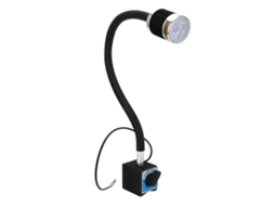 Lâmpada Led Para Máquinas Ferramenta Com Base Magnética E Pescoço Flexível 3w Ac220v