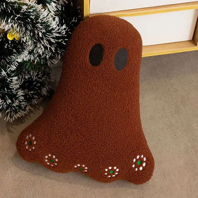 Almofada/travesseiro Realista de Fantasma para o Halloween para Adultos MDUG (38 Cm, Estampa Floral Marrom)