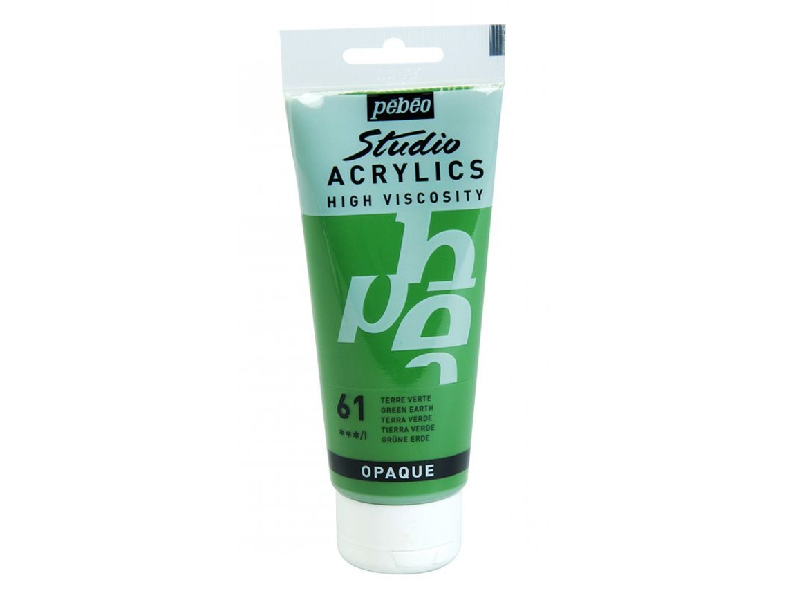 Tinta Acrílica PÉBÉO (Opaca - Verde Terra - 100ml)