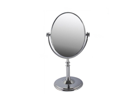 Espelho de maquiagem de mesa oval de 29 cm, acessório de banheiro feminino 52769