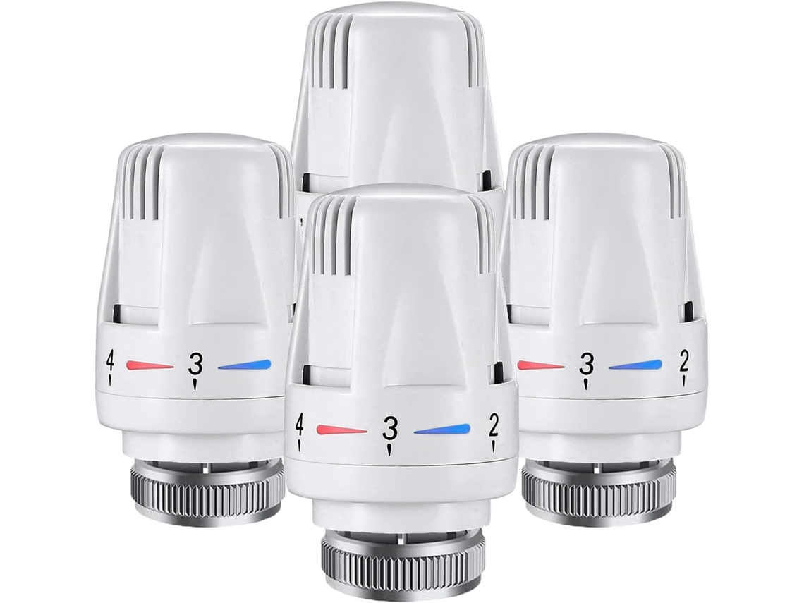 Válvula Termostática Do Radiador Trv M30 X 1,5 Válvula Termostática Do Radiador Cabeça De Substituição Cabeça De Controle De Temperatura Zeuxo