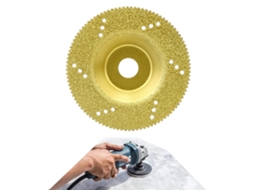 Disco de polimento diamantado de 100 mm, lâmina de aço de alta resistência para corte de vidro e gravação em madeira, ferramenta para esmerilhadeira angular.