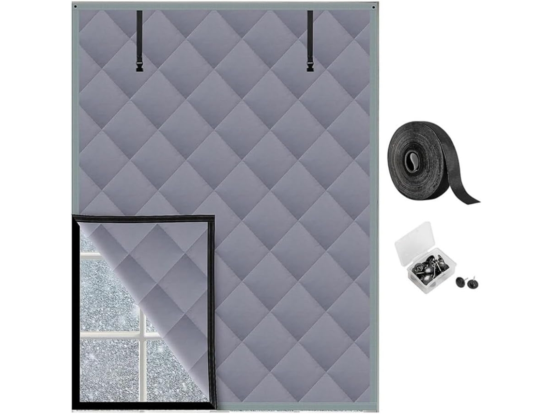 Kit (isolamento De Janela 76.2 142.2, Isolamento De Proteção Contra Geada, Conjunto De Cortinas)