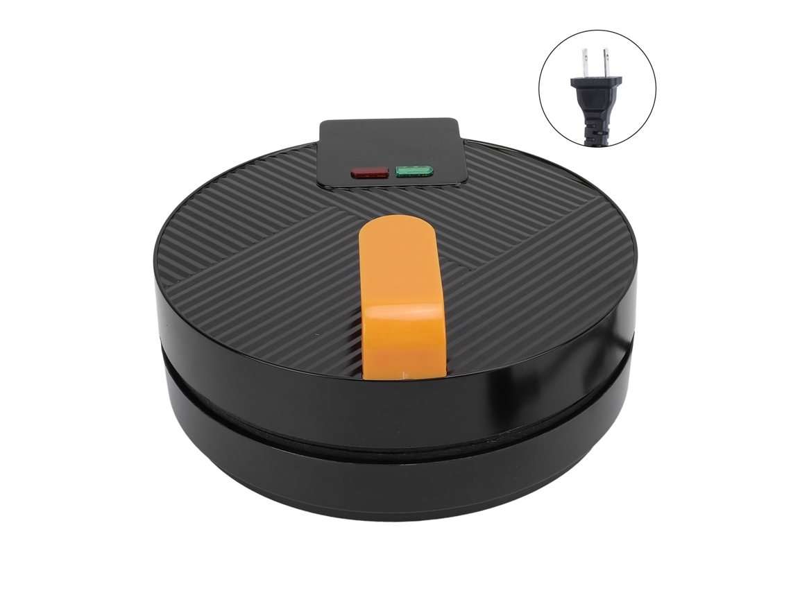 Mini Máquina de Waffles 2026 de 1400 W para Casa e Padarias com Aquecimento Duplo e Superfície Antiaderente