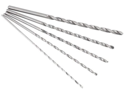 Conjunto De Brocas 5 Peças - Extra Longo Broca De Fita 2-5mm Para Madeira, Plástico E Aço De Alumínio