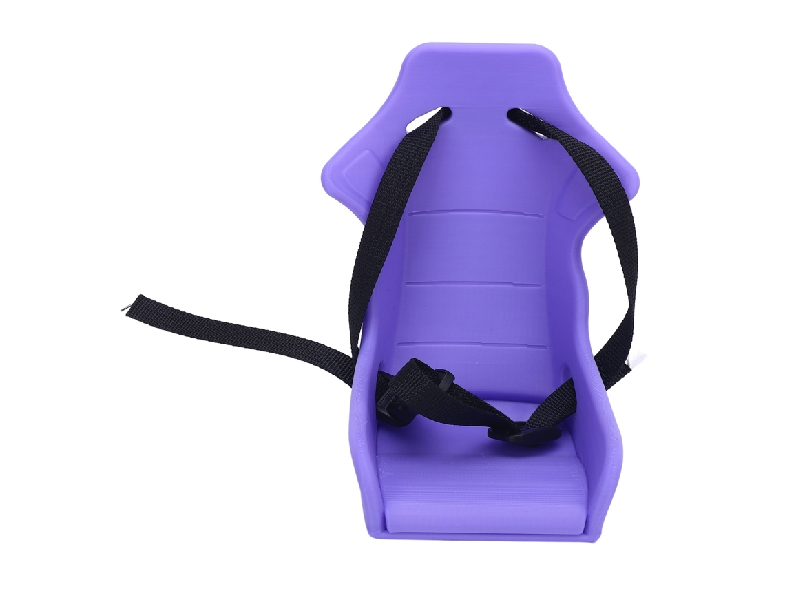2026 portabebé de Muñeca para Bicicleta Delantera Plegable Con Correa Ajustable Silla de Plástico para Exterior Morado