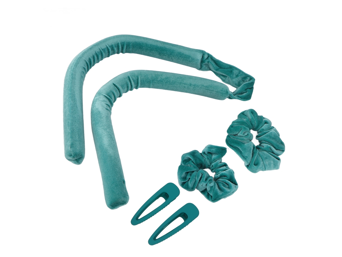 2026 kit de Rodillo de Pelo Sem Calor para Dormir com Cinta e Diadema para Cachos em Casa