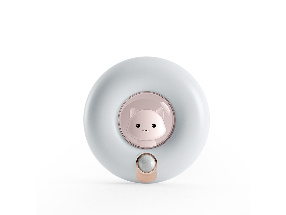 Lurelia Candeeiro Infantil Rosa Usb-c Com Sensor Pir 800 Mah
