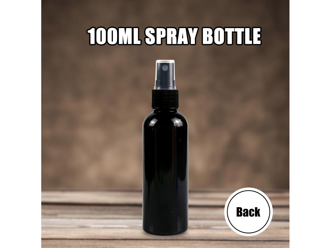 Garrafa Spray Plástica Portátil Com Tampa Transparente Removível
