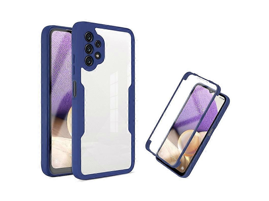 Capa De Acrílico Tpu Com Cobertura Total De 360 Graus À Prova De Choque Para Samsung Galaxy A32 5g