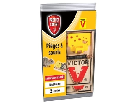 Soutap2 Mouse Traps 2 Mata Moscas De Madeira Rápido, Preciso E Fácil De Usar, Incolor Protect Expert