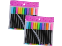 Marcadores De Aquarela Líquida Para Crianças, 2 Unidades, Led