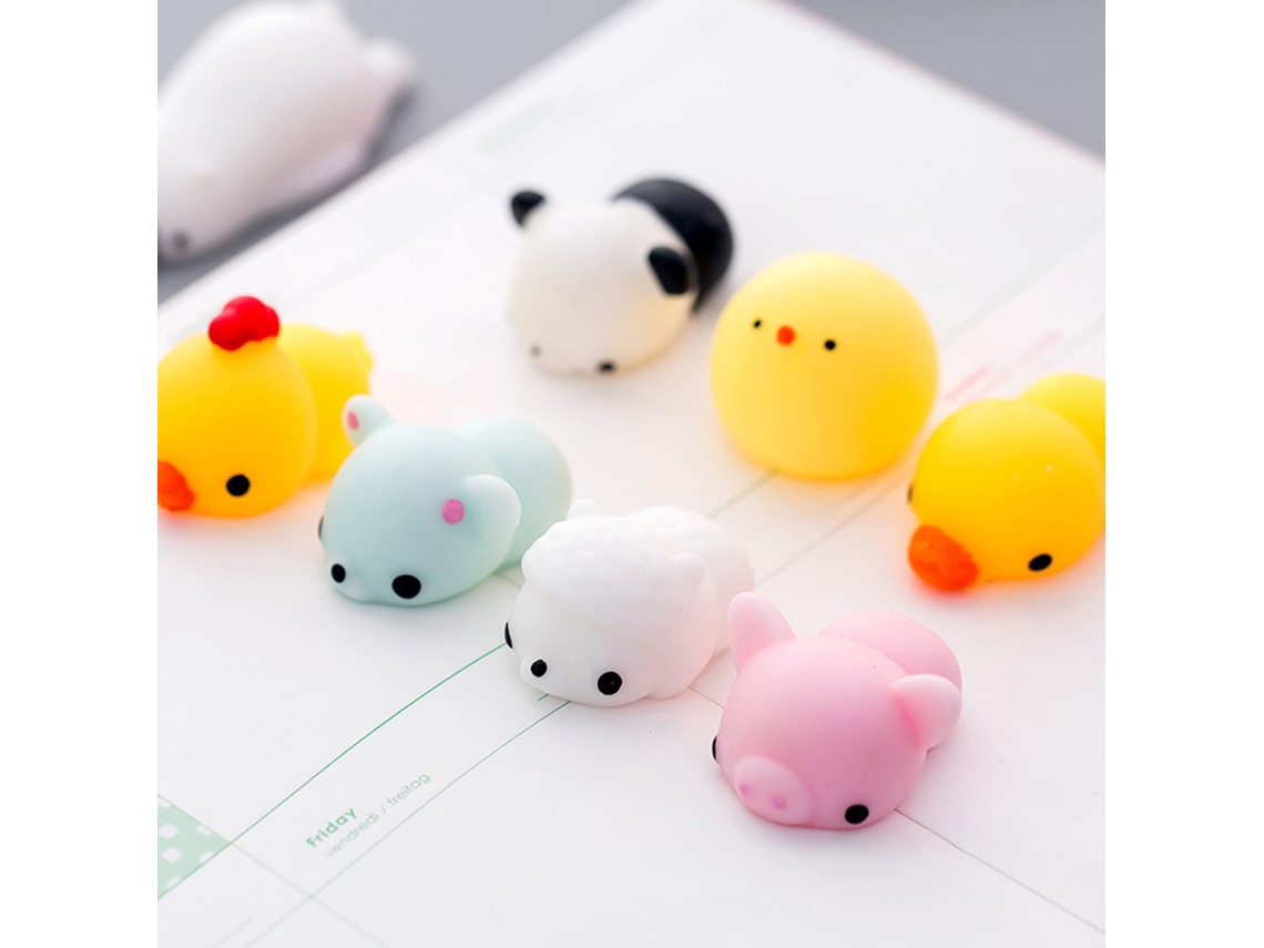 Brinquedo De Esquecimento De Estresse Animal Panda Soft Pvc Brinquedo De Compressão Para Escritório E Casa