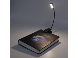 Luminária De Leitura Mesa Com Clipe Fafeicy, Ajustável Em 9 Níveis, Recarregável Via Usb, Com 7 Lâmpadas Led, Haste
