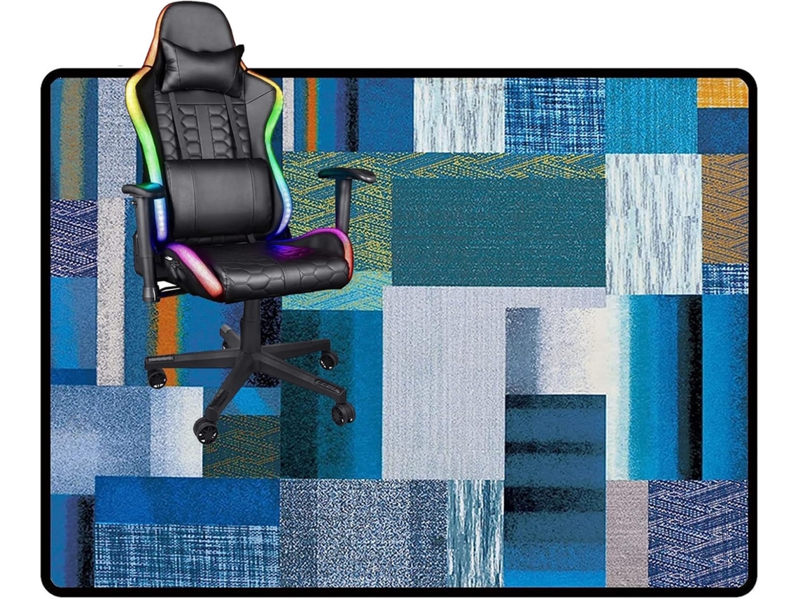 Tapete Protetor Cadeira Piso Resistente Carpete Computador Carpetes, Proteção Sob