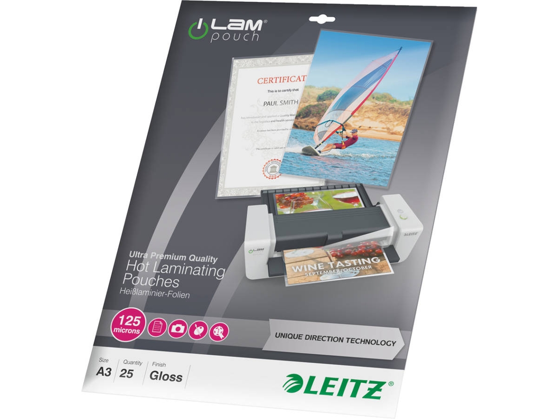 Bolsas de Plastificação LEITZ iLAM UDT Transparente (25 un - A3)