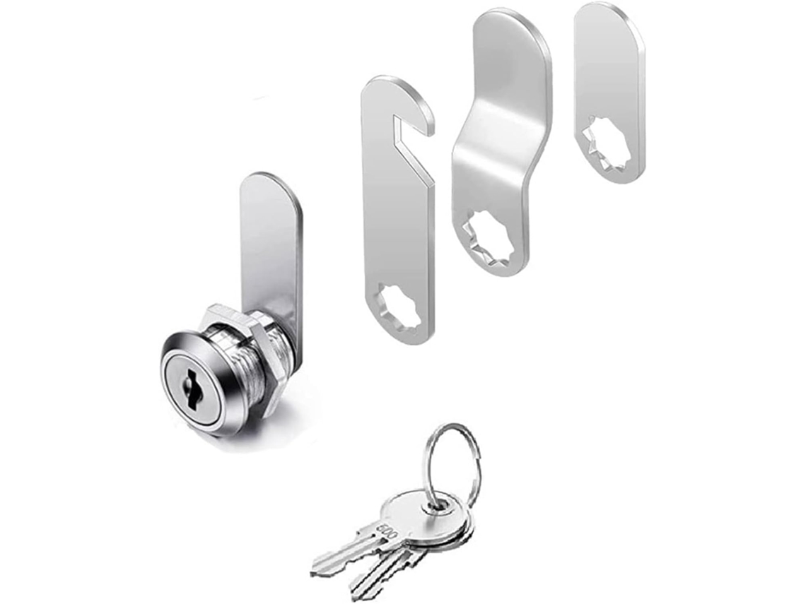 Fechadura De Came 16 30mm Para Portas, Caixas De Correio, Gavetas E Armários Com 2 Chaves Ferramentas Para Bricolagem 1 Unidade