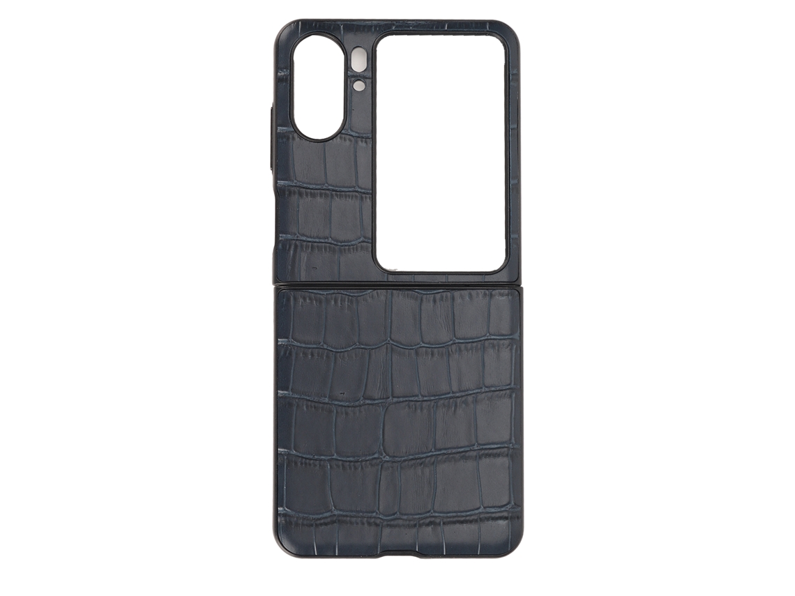 Capa Pasta LAXISCREED Oppo Find N2 Flip Couro Croco