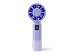 Mini Ventilador Usb Portátil de 4000mah para Circulação de Ar, Ideal para Escritório, Carro e Viagens Ao Ar Livre BRILVIBERA