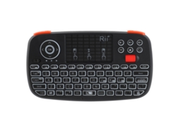 teclado sem fio bluetooth 2.4ghz mão com touchpad mouse iluminação compatível win android com S/MARCA