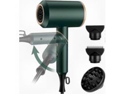 Secador De Cabelo Compacto Dobrável Para Viagem 2000 W, Secador De Cabelo Iônico Leve Com 2 Acessórios E Difusor Ly Ebike