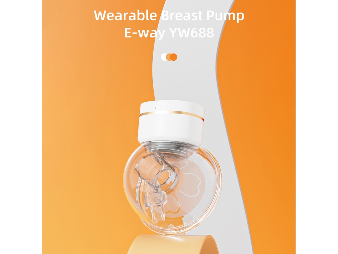 Primerox bomba de Leite Elétrica Vestível Sem Mãos com Display Led 4 Modos 9 Níveis 180ml