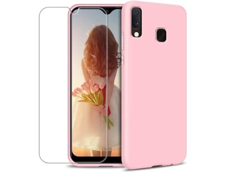 Capa Samsung Galaxy A20e HONGWE. Rosa