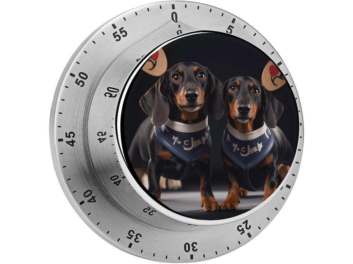 Timer Mecânico Para Cozinha, Visual E Eficiente, Para Uso Doméstico