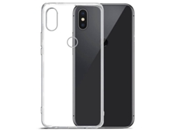 Capa Para Xiaomi Redmi Note 5 (4g) Transparente Silicone Tpu Gel Case Gtrpesp Protetor De Tela De Vidro Temperado Movilearvayotoy