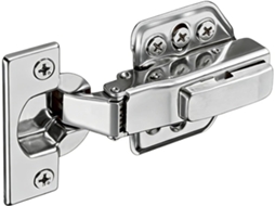 Conjunto De 2 Dobradiças Para Armário, Dobradiças De Sobreposição Total 110° Com Fechamento Suave, Dobradiças Para
