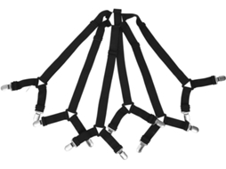 Conjunto de 12 Prendedores Lençol 6 Lados. Material Macio e Resistente a Quebras. para Diversos CHABERLU