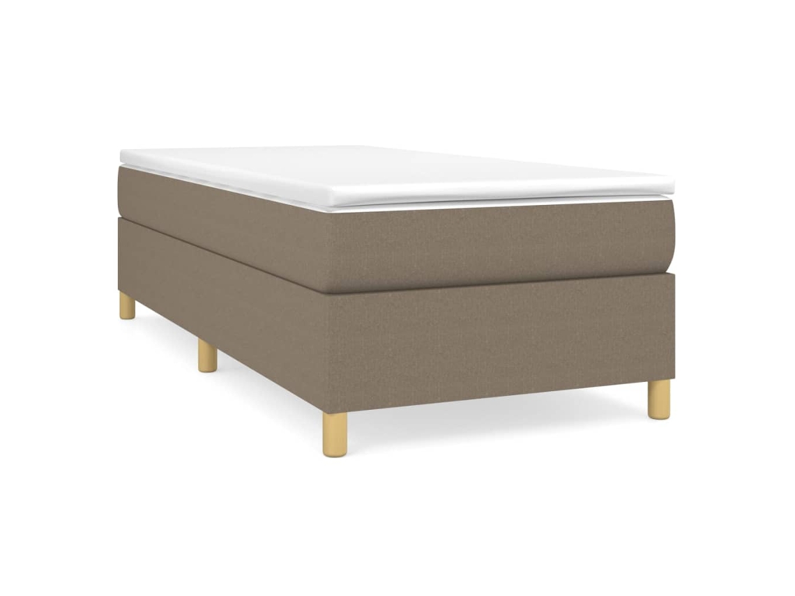 Box Spring Bed, Box Spring Beds Vidaxl Cinzento-acastanhado Tecido (80 X 200 Cm)