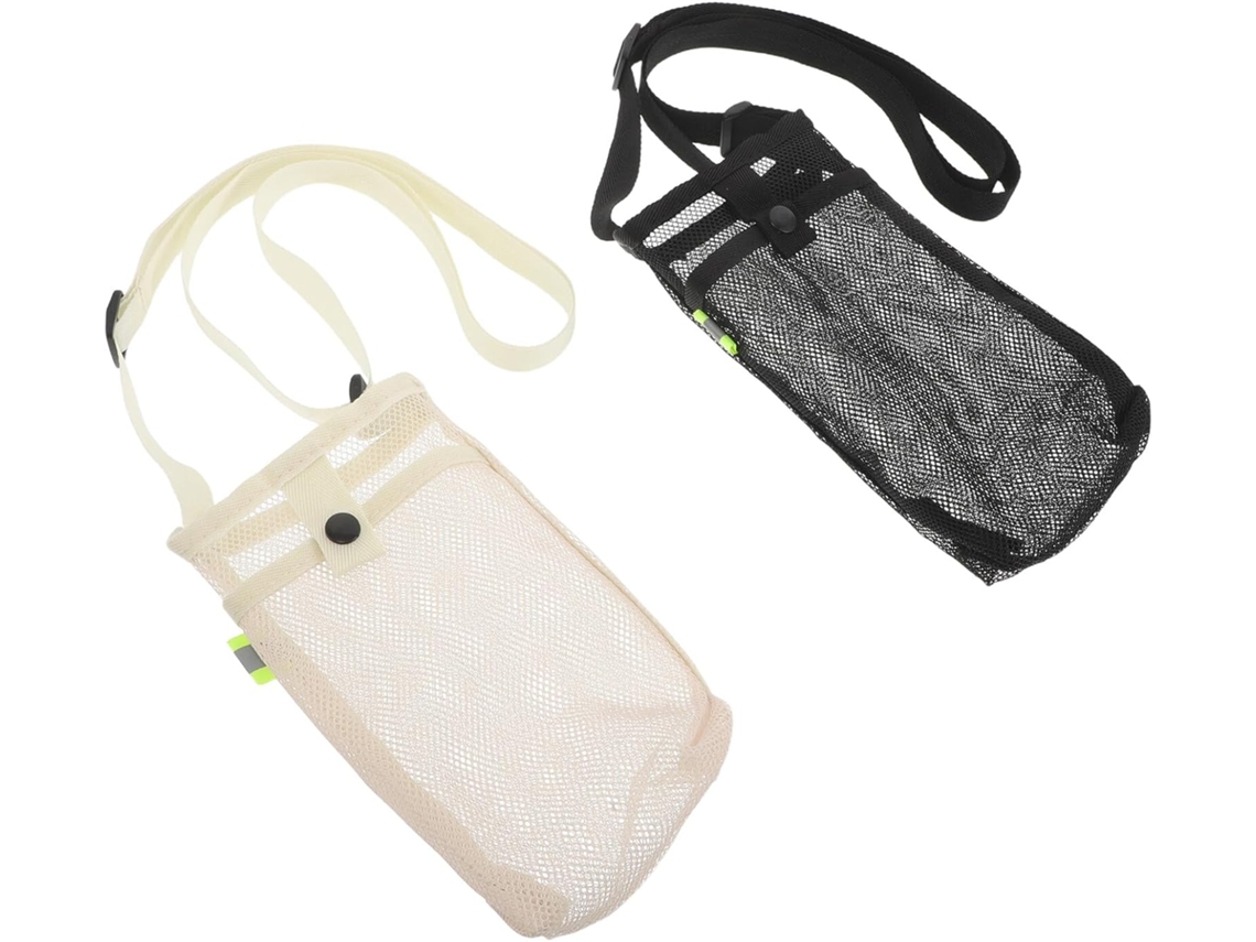 Bolsa De Ombro De 2 Peças Com Compartimento Para Garrafa De Água E Copo Térmico.