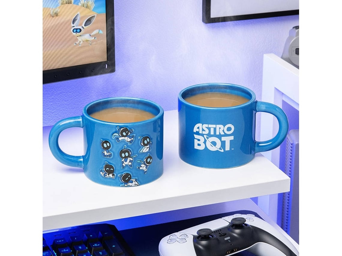 Caneca de cerâmica Astro Bot (Outlet Caixa Aberta)
