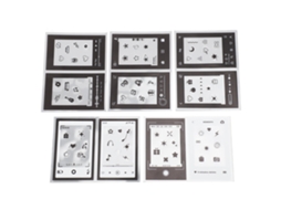 10pcs Photo Frame Sticker Pet 3inch Picture Decor Frame Sticker For Diy Journals Scrapbooks Notebooks Albums LAXISCREED