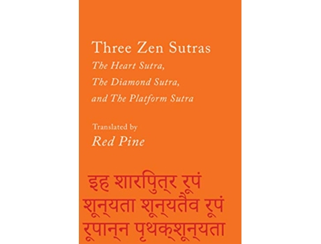 Livro Three Zen Sutras de Red Pine (Inglês)