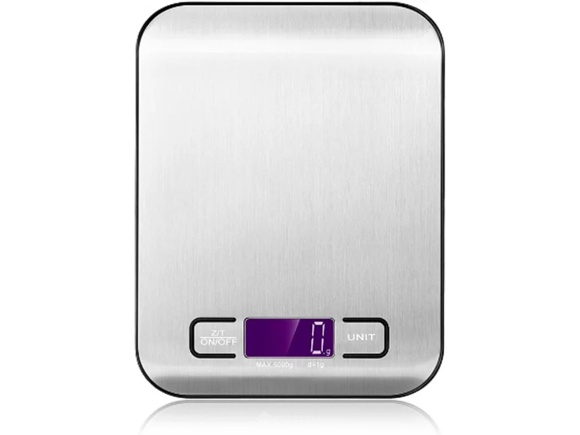Balança De Cozinha Digital Eletrônica Portátil Com Temporizador, Visor Led De Alta Precisão, Ferramenta De Medição E