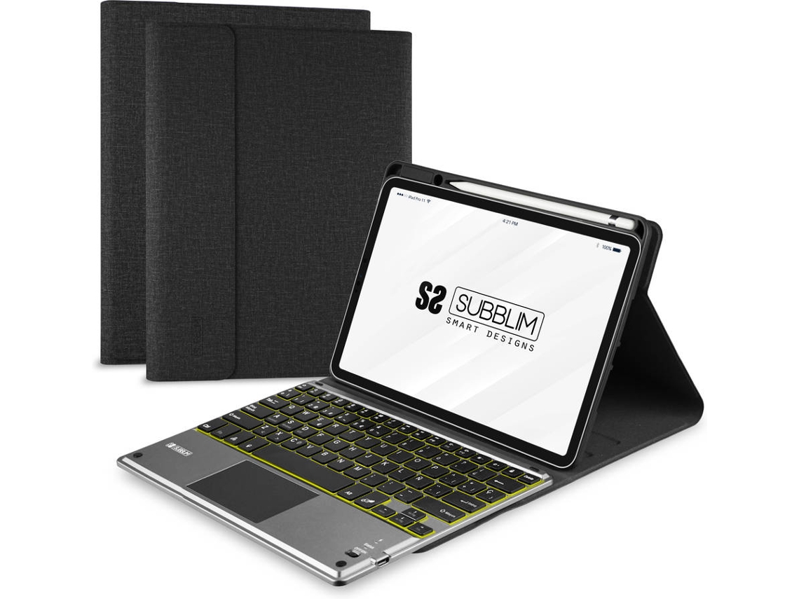 Capa Teclado iPad Pro 11'' SUBBLIM BL BT Preto