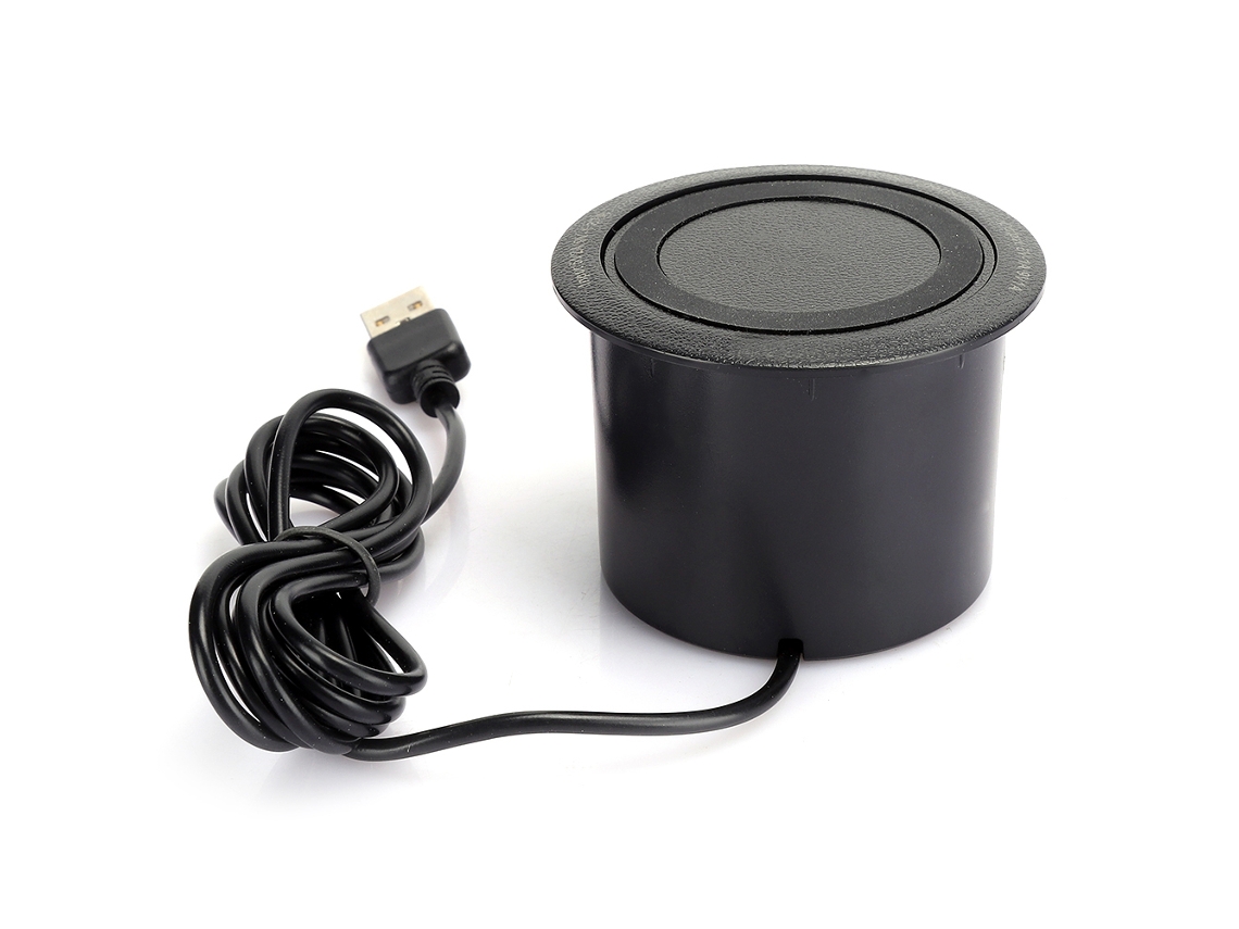 Carregador Sem Fio LAXISCREED com 2 Usb (embutido Mesa)