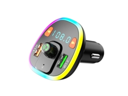 Transmissor Fm Bluetooth Veicular, Mp3, Preto